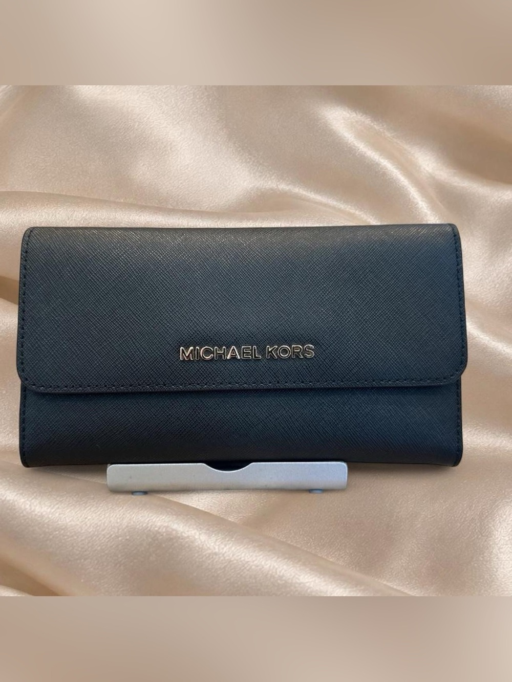 Michael Kors Black Saffiano Leather Wallet